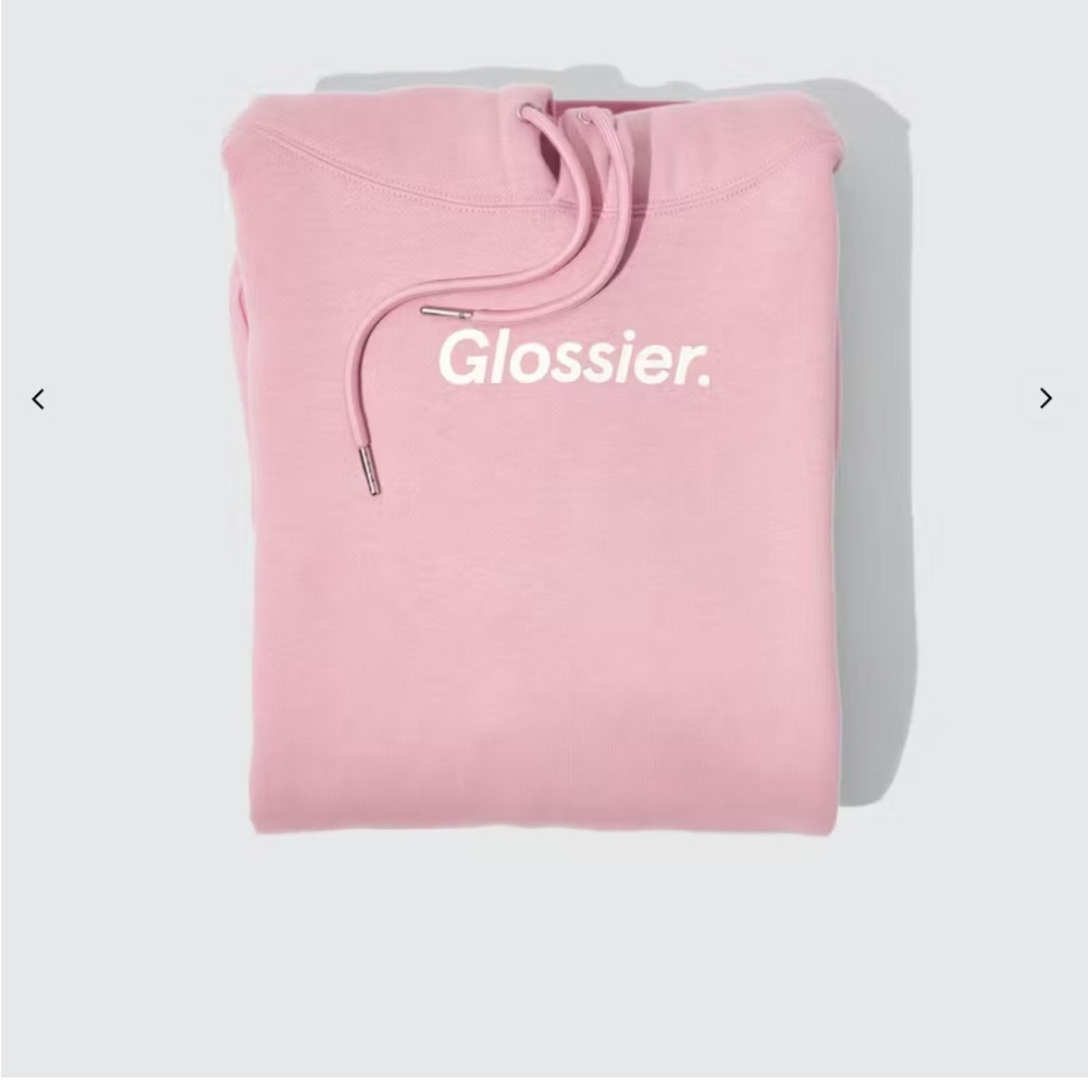 Glossier Original Pink Hoodie
